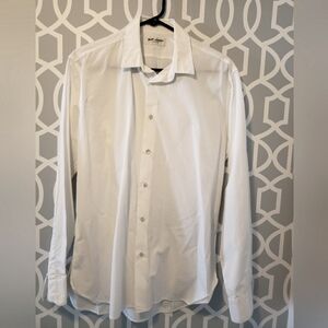 Saint Laurent White Button down Mens **READ DETAILS **
